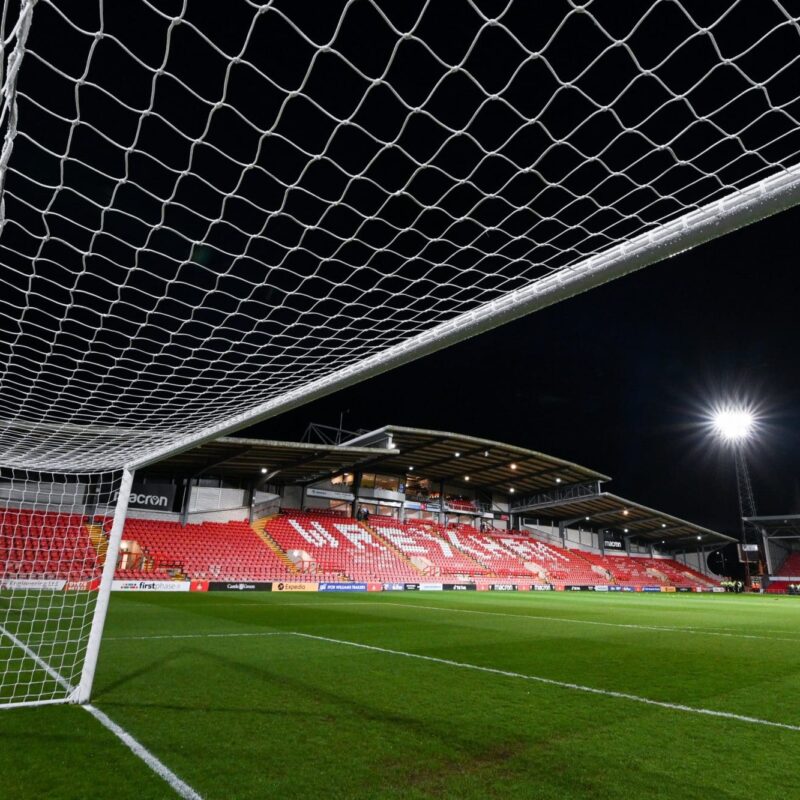 Wrexham AFC football pitch